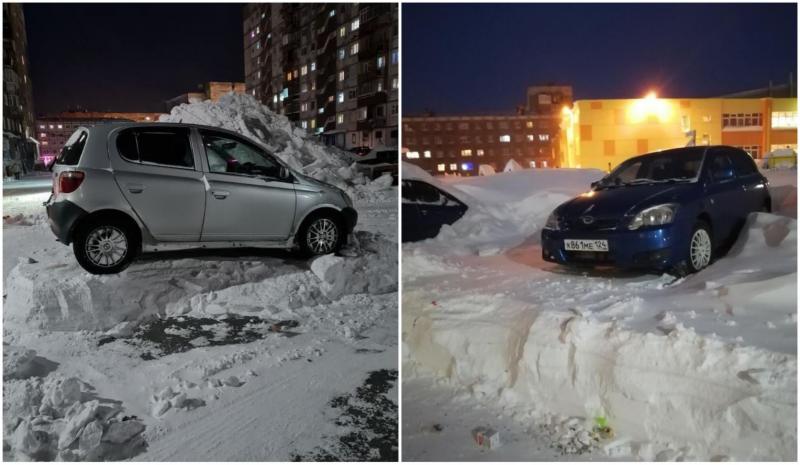 Транспорт норильск. Машина в снегу Норильск. Снег в Норильске во дворах. Машина на Снежном пьедестале. Машина на снежных столбиках.