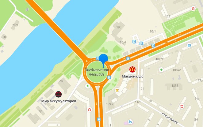 Остановка предмостная площадь красноярск